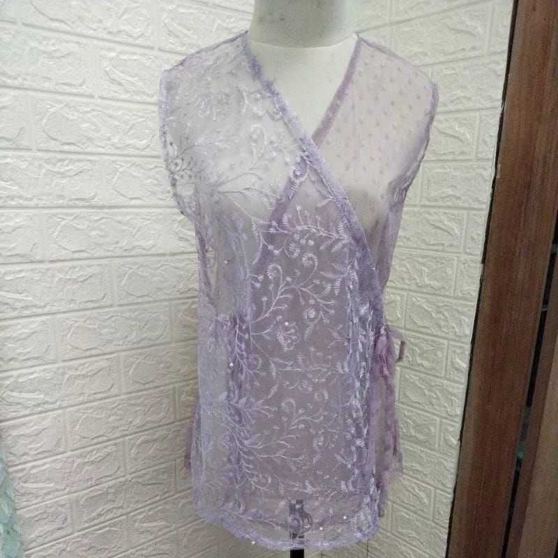 Jual Outer brukat model kimono pendek | Shopee Indonesia