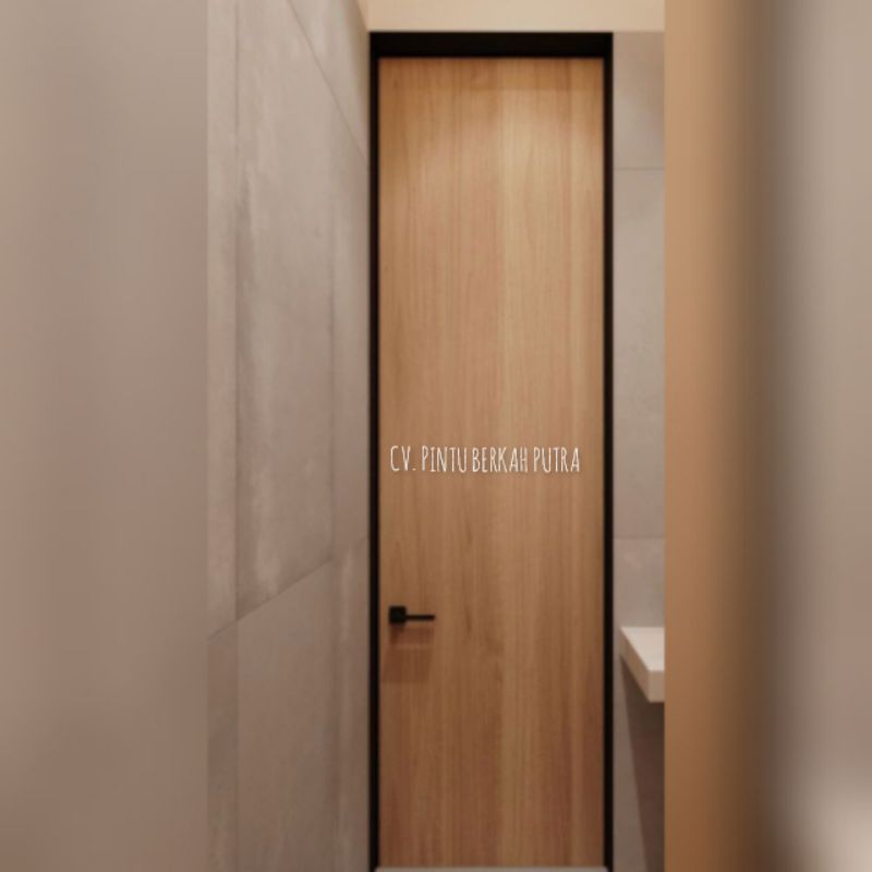 PINTU MINIMALIS  (ANTI KARAT/ANTI RAYAP/ANTI AIR/ANTI JAMUR) SATU SET KUSEN