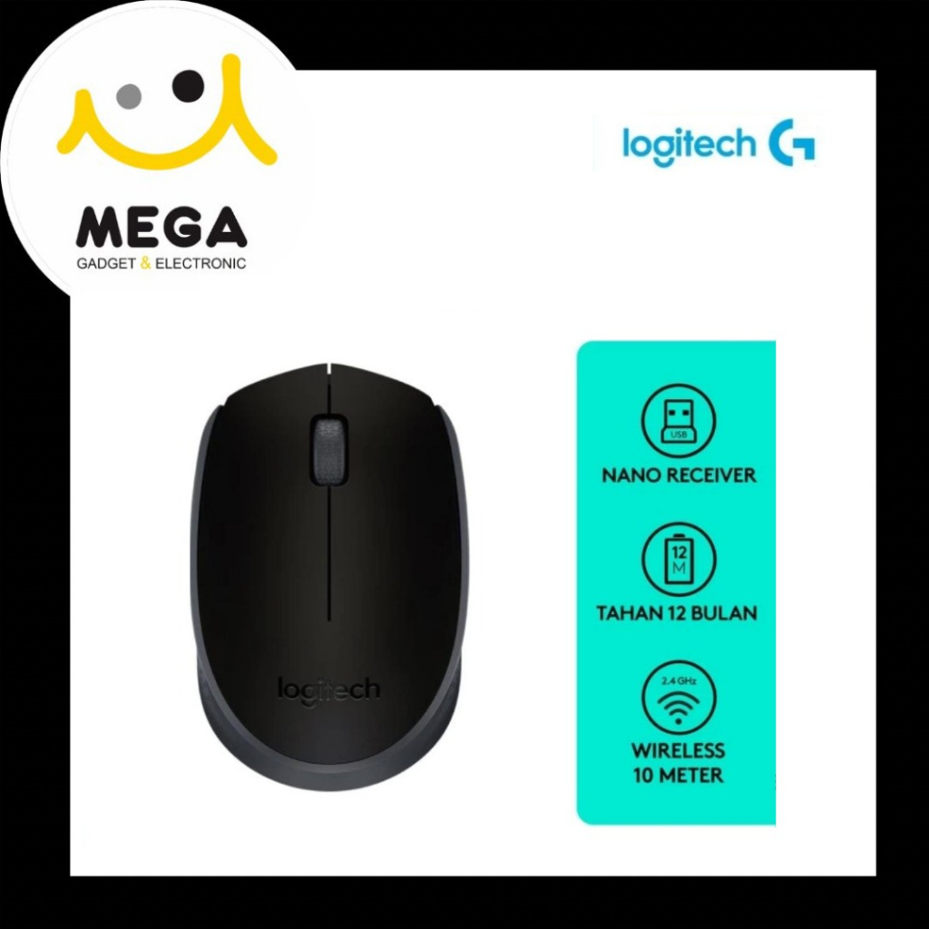 Jual Logitech M170 Mouse Wireless Garansi Resmi Logitech Indonesia Shopee Indonesia 3271