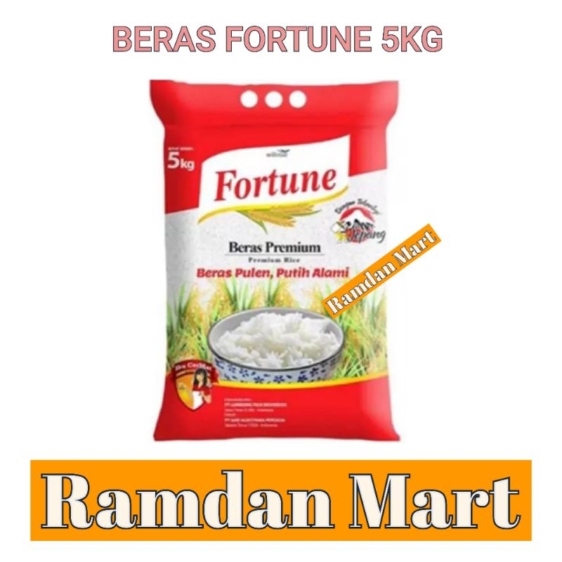 Jual Beras Premium Fortune Kemasan Kg Shopee Indonesia