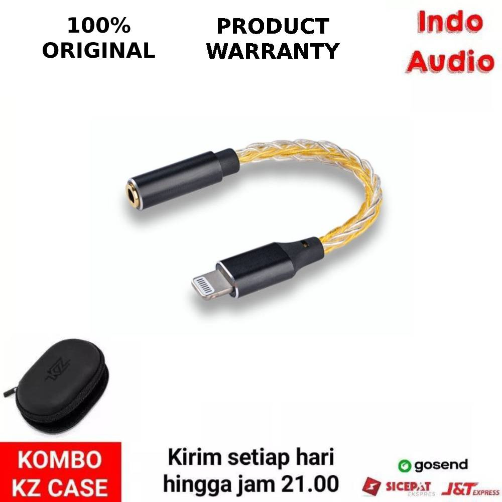 Jual JCALLY JM08L DAC MFI Lightning to 3.5mm DAC Audio Plug | Shopee ...