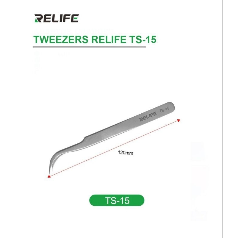 Jual Tweezer Pinset Relife Ts Bengkok Shopee Indonesia