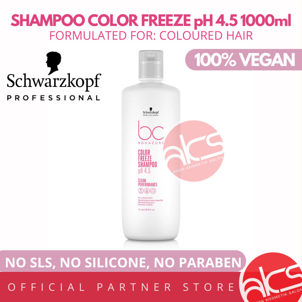 Jual NEW Schwarzkopf COLOR FREEZE pH 4.5 Shampoo 1000ml Shopee Indonesia