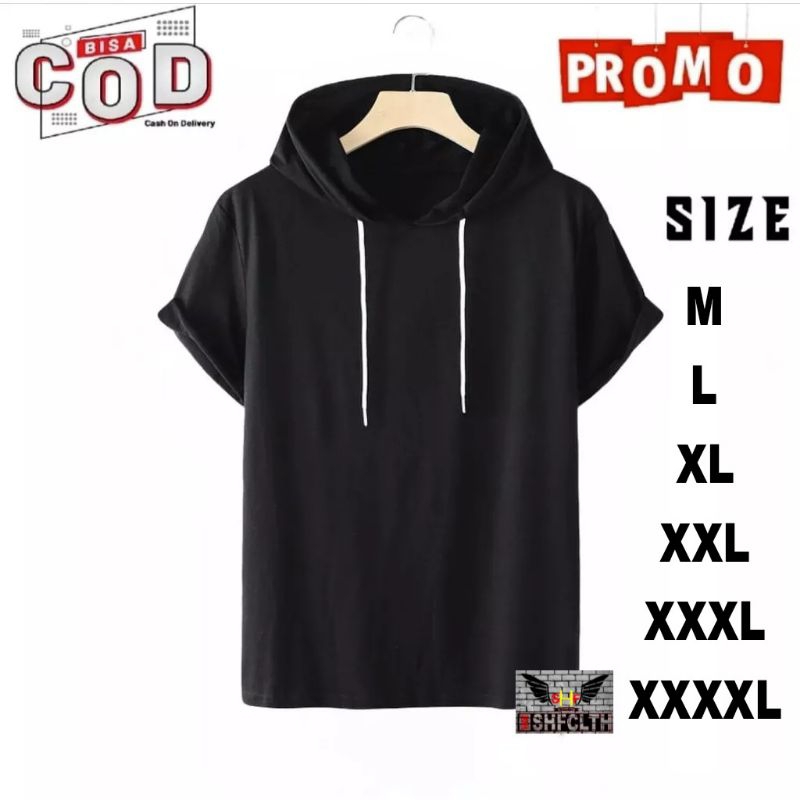 kaos polos hoodie