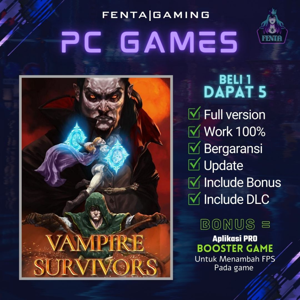 Jual VAMPIRE SURVIVORS - GAME PC - GAME LAPTOP | Shopee Indonesia
