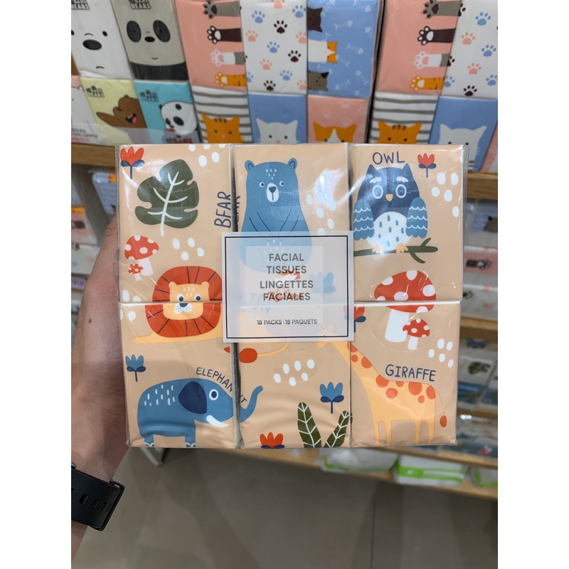 Jual MINISO Tissue Facial 3ply Pocket Tissue Tisu Wajah Lembut 8 Sheets