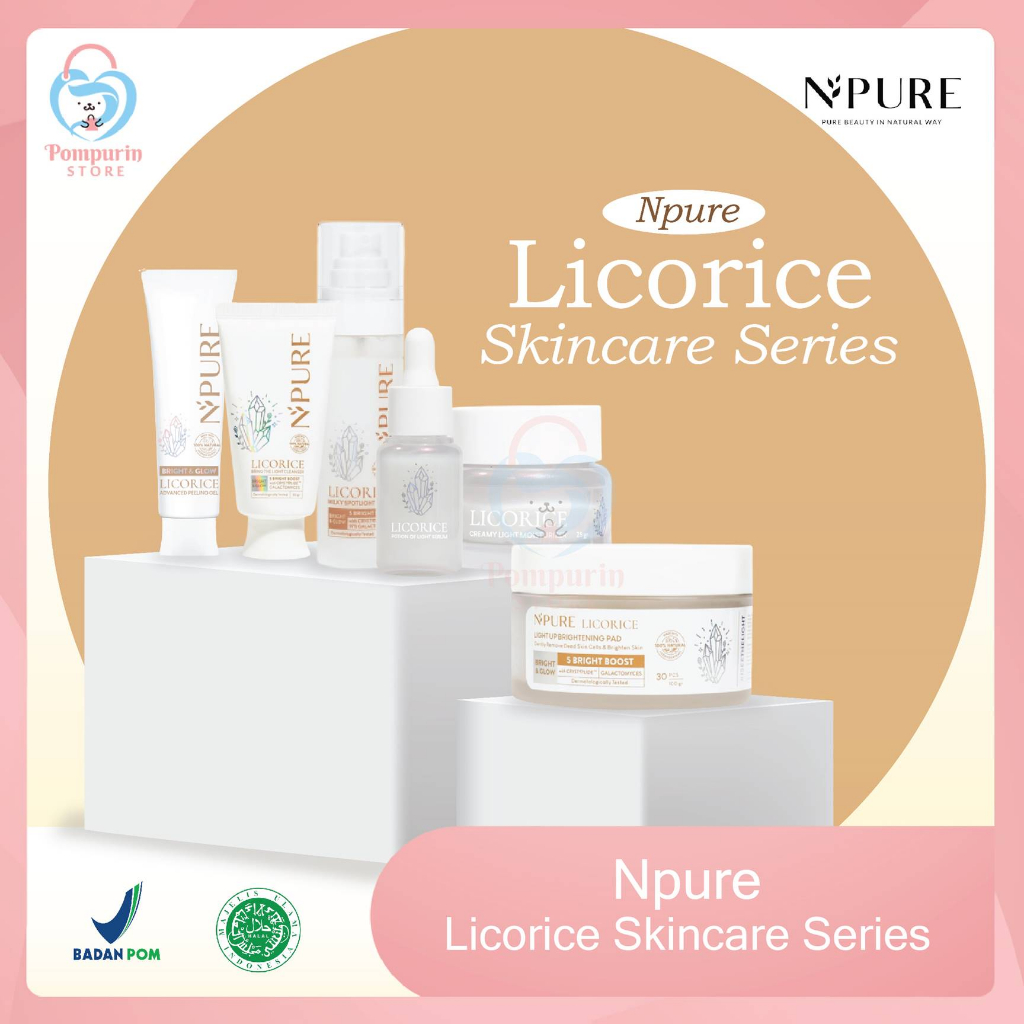 Jual NPURE Licorice Skincare Series Advanced Peeling Gel 50ml / Bring