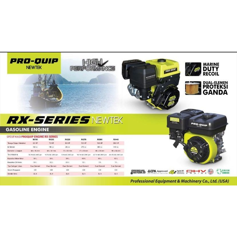 Jual Mesin Penggerak / Engine Proquip RX 200 7 HP | Shopee Indonesia