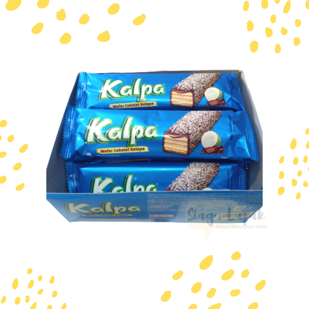 Jual Kalpa 1 BOX ISI 12 PCS Wafer Cokelat Kelapa [BELI BANYAK LEBIH ...