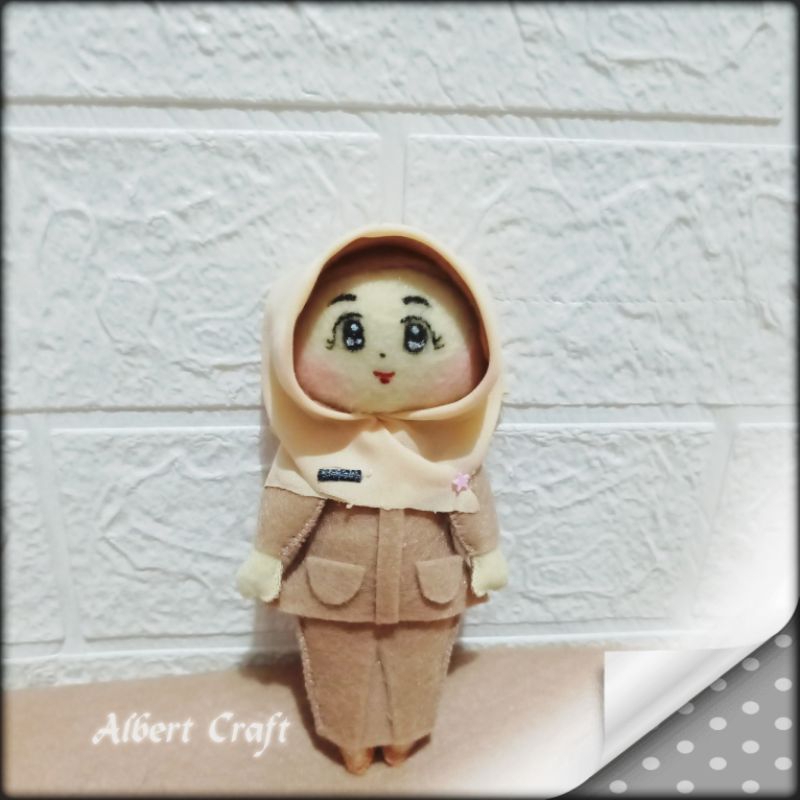 Jual Boneka profesi guru ukuran 15 cm | Shopee Indonesia