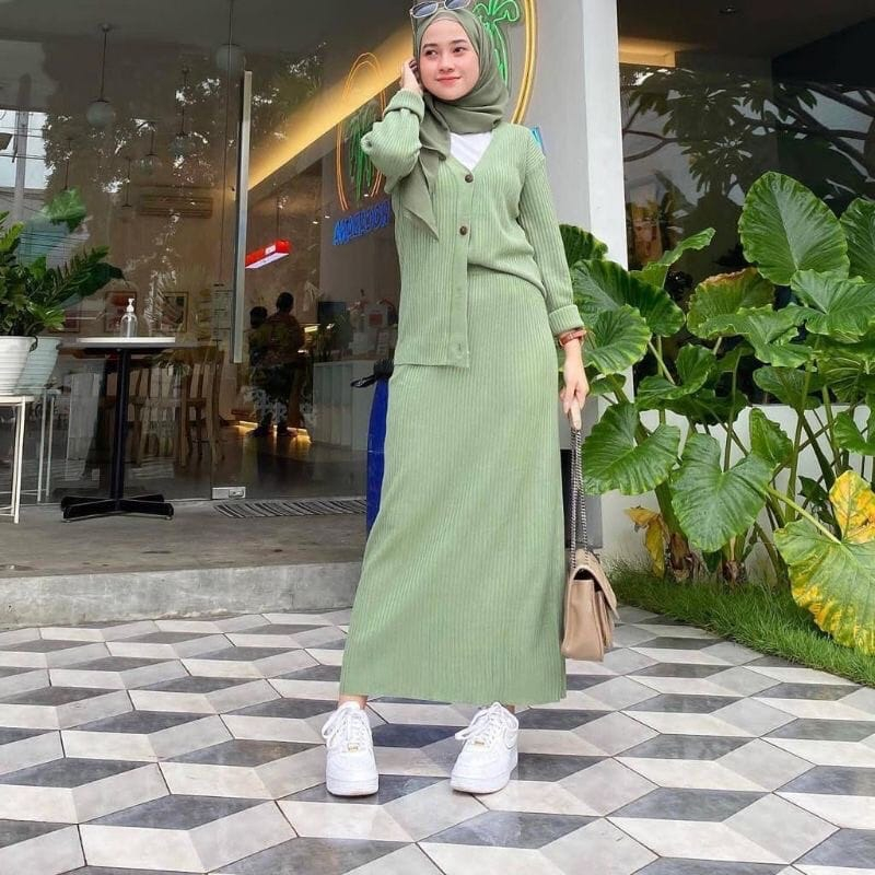 Jual ROK SPAN KNIT WANITA DEWASA | Shopee Indonesia