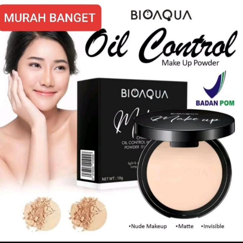 Jual BPOM Bioaqua Charm Clear Oil Control Powder Make Up - Bedak Padat ...