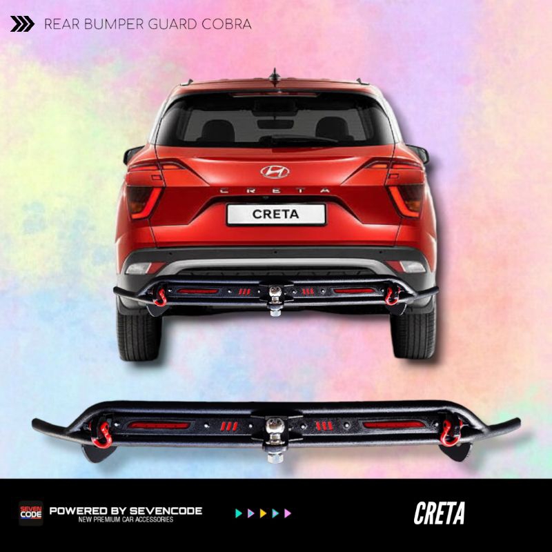 Jual Rear Bumper Guard Cobra Sevencode Hyundai Creta Shopee Indonesia