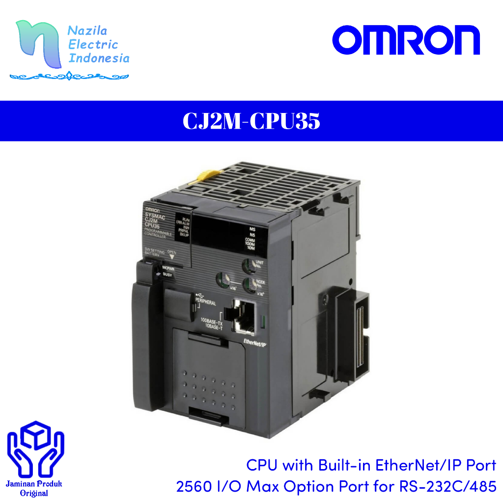 新しいオリジナルオムロン CPUユニットCJ2M-CPU33 CJ2MCPU33 - 2