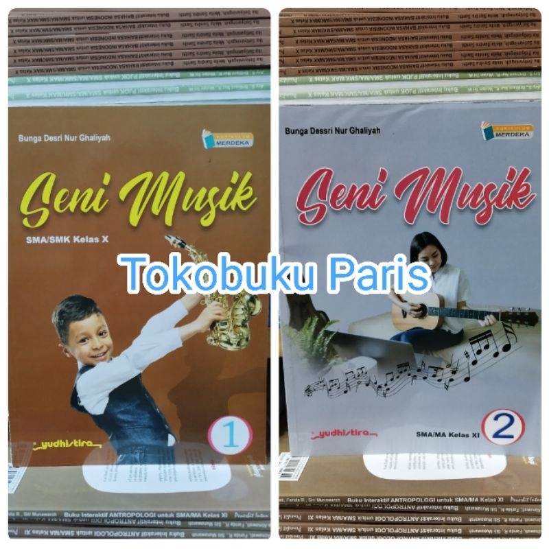 Jual ORI Buku Pelajaran Seni Musik sma/ma kelas 1 10 X, 2 11 XI ...
