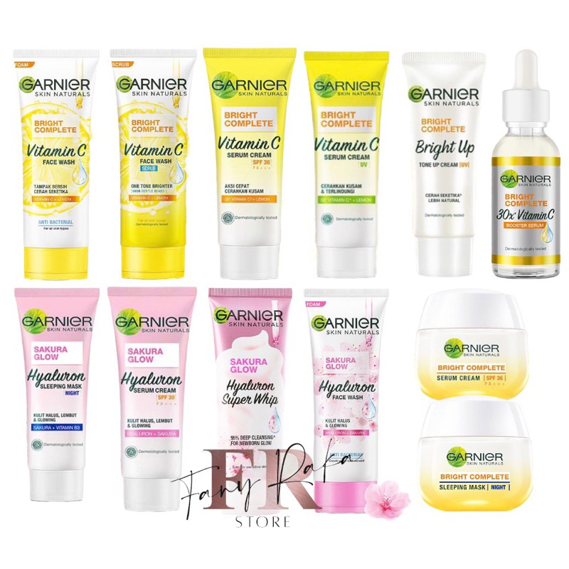 Jual GARNIER Bright Complete Vitamin C Series Garnier Sakura Glow