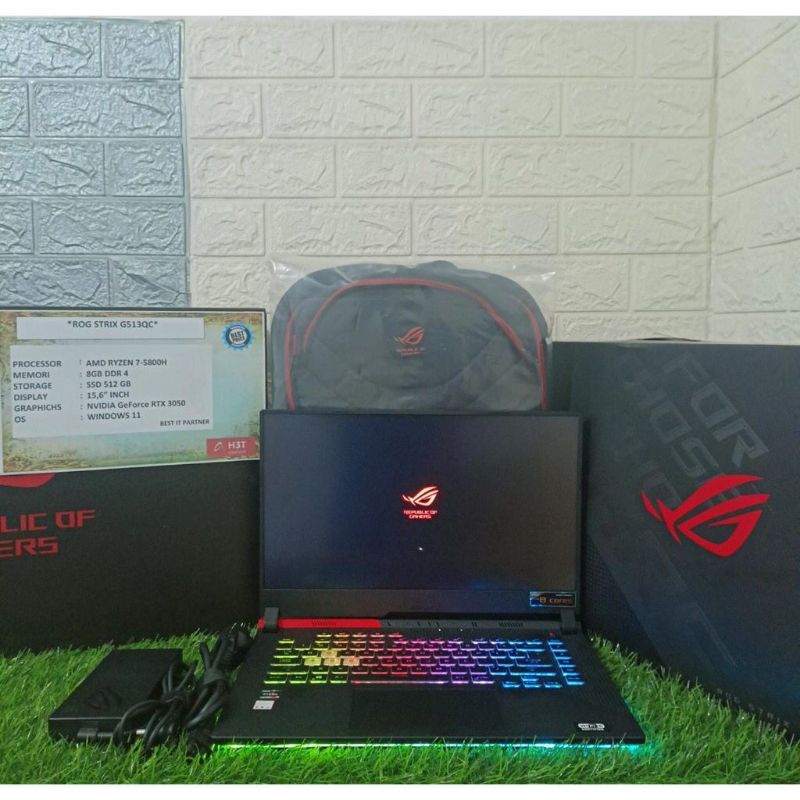 Jual ROG STRIX G513QC AMD RYZEN 7-5800H RAM 8GB SSD 512GB NVIDIA RTX ...