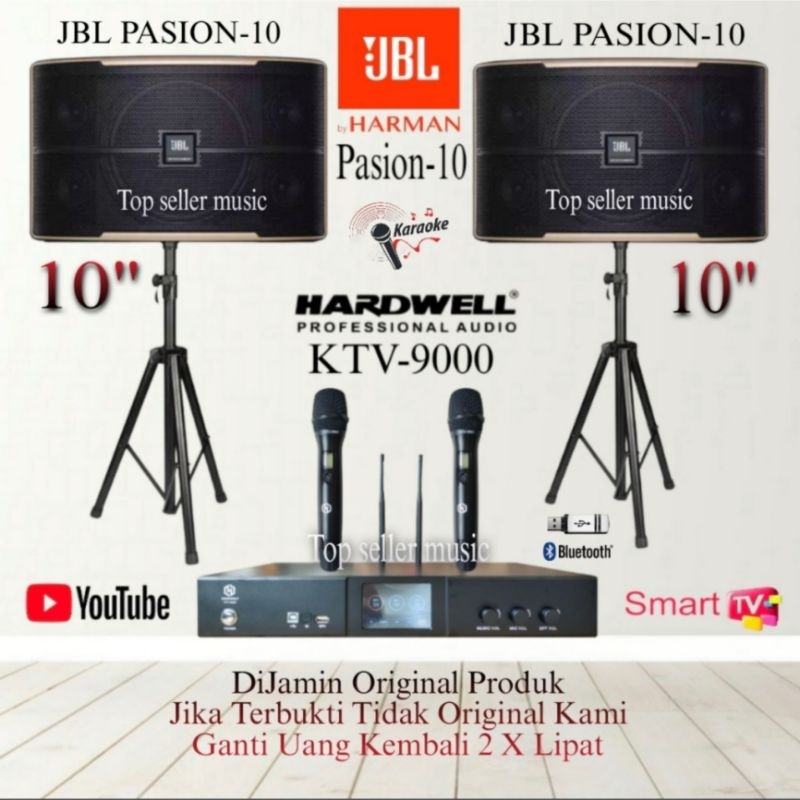 Jual Paket Sound System Speaker Karaoke JBL PASION10 AMPLIFIER HARDWELL
