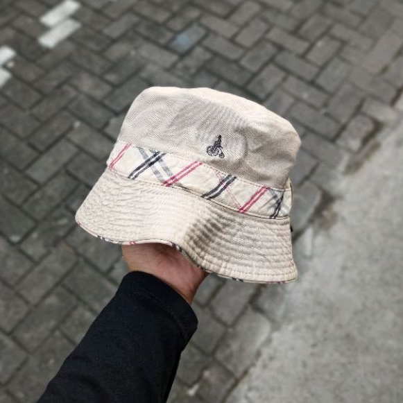 Jual Bucket Hat Beanpole Nova Check (req) Shopee Indonesia