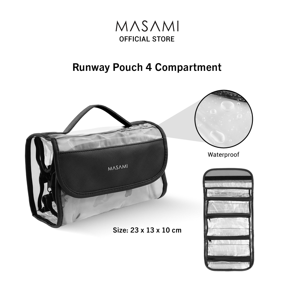 jual-masami-runway-pouch-4-compartment-tas-pouch-makeup-multifungsi