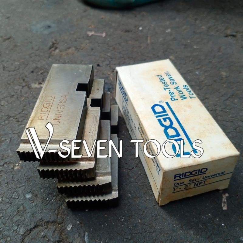 Jual Mata snai drat pipa NPT 1 - 2 inch One set RIDGID UNIVERSAL USA ...