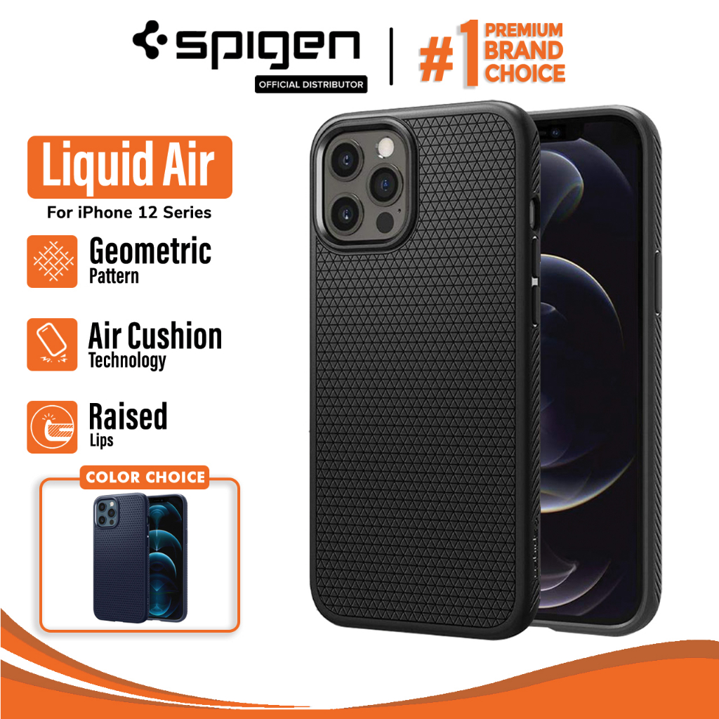 Jual Spigen Case IPhone 12 / Pro / Max / Mini Liquid Air Softcase ...