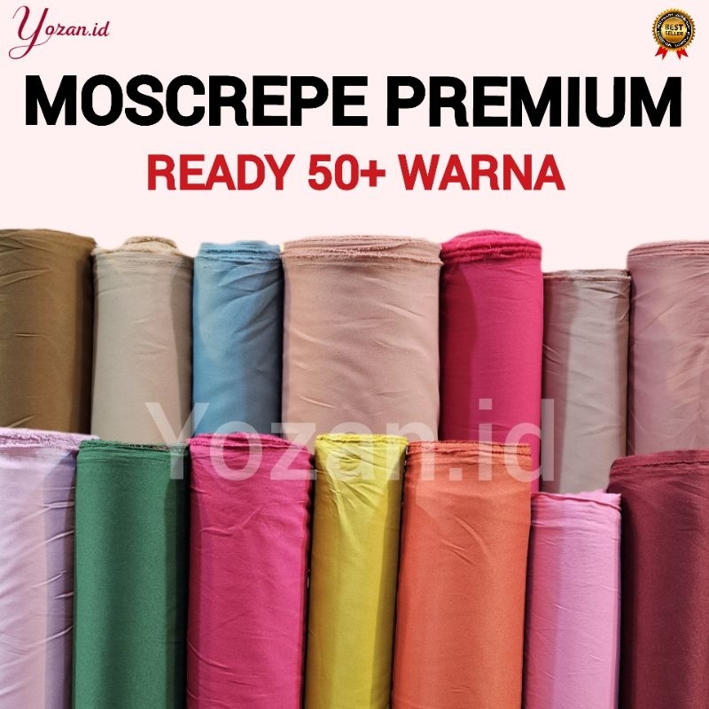 Jual Kain Moscrepe Premium Lebar 1.5m Shopee Indonesia