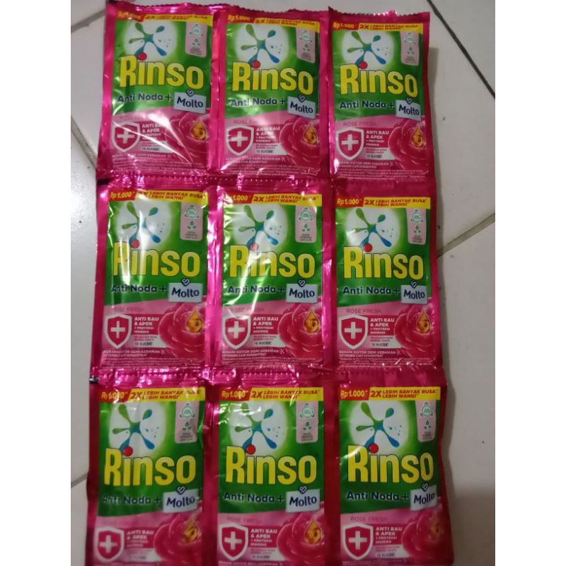 Jual Rinso Anti Noda,38ml 4 renceng 24 sachet | Shopee Indonesia