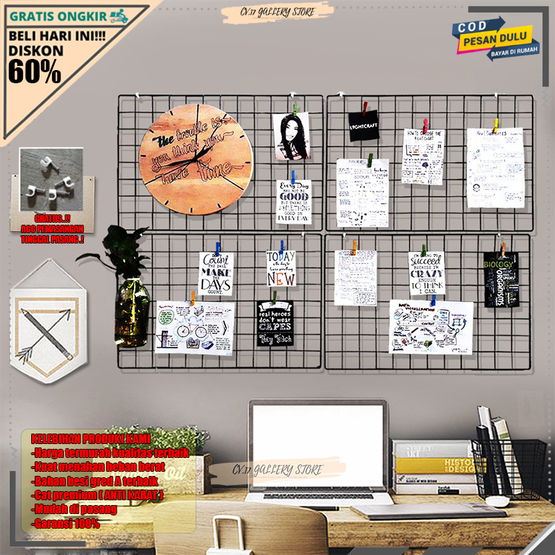 Jual PROMO Hijang 52X35 Hiasan Dinding Gantungan Pajangan Clip Foto ...