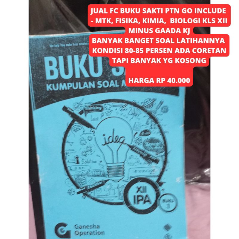 Jual BUKU GO SAKTI LATIHAN SOAL MANDIRI, SIMAK, UTUL SNBT 2023 | Shopee ...