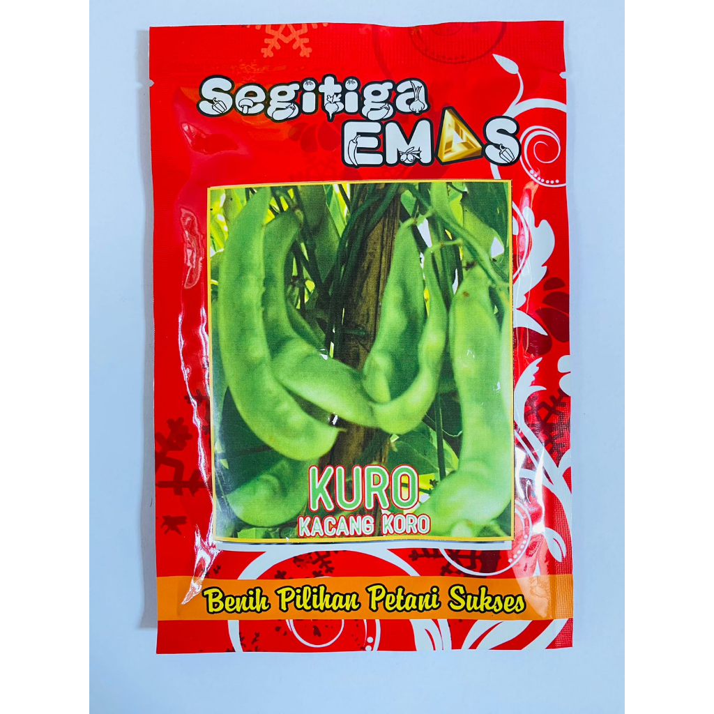 Jual Benih Kacang Koro Kuro Opak Isi 50gr Dr Segitiga Emas Shopee