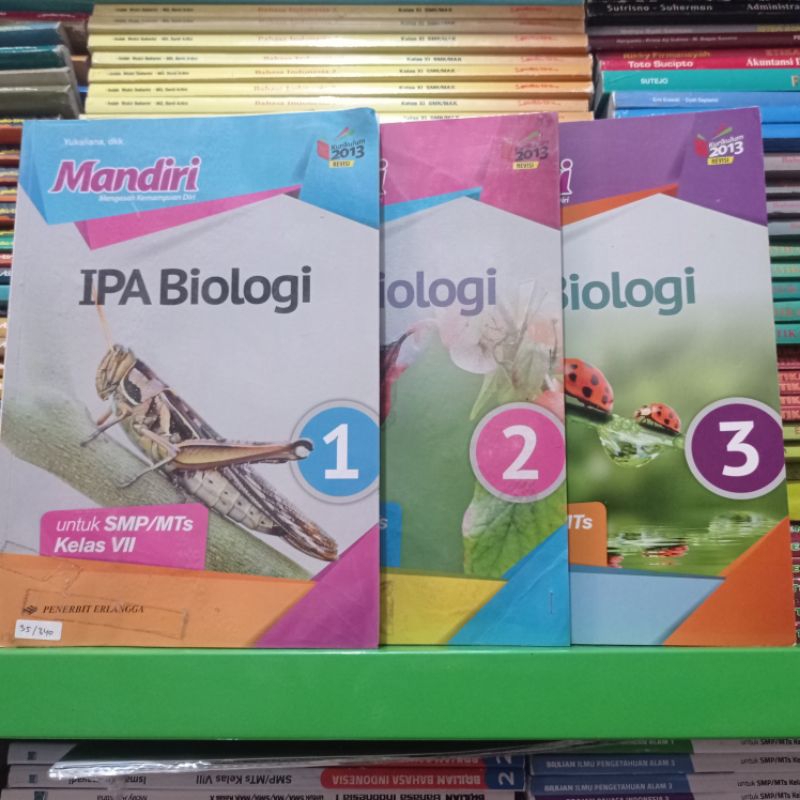 Jual Buku Bekas Kurikulum 2013 Edisi Revisi IPA BIOLOGI UNTUK SMP/MTS ...