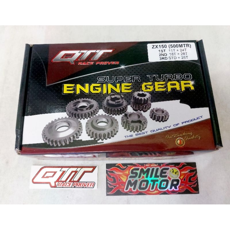 Jual GEAR BOX RASIO QTT NINJA R RR S SS TIPE 500 METER | Shopee Indonesia