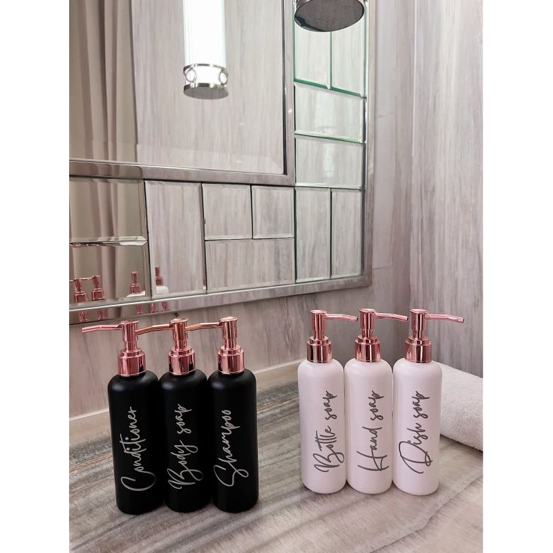 Jual ( LONG PIPE ) botol DOFF 250ML HITAM PUTIH SILVER EDITION LONG ...
