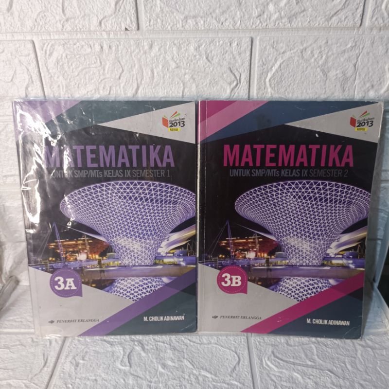 Jual Buku Matematika SMP Semester 1 Dan Semester 2 / Jilid 3A Dan 3B ...