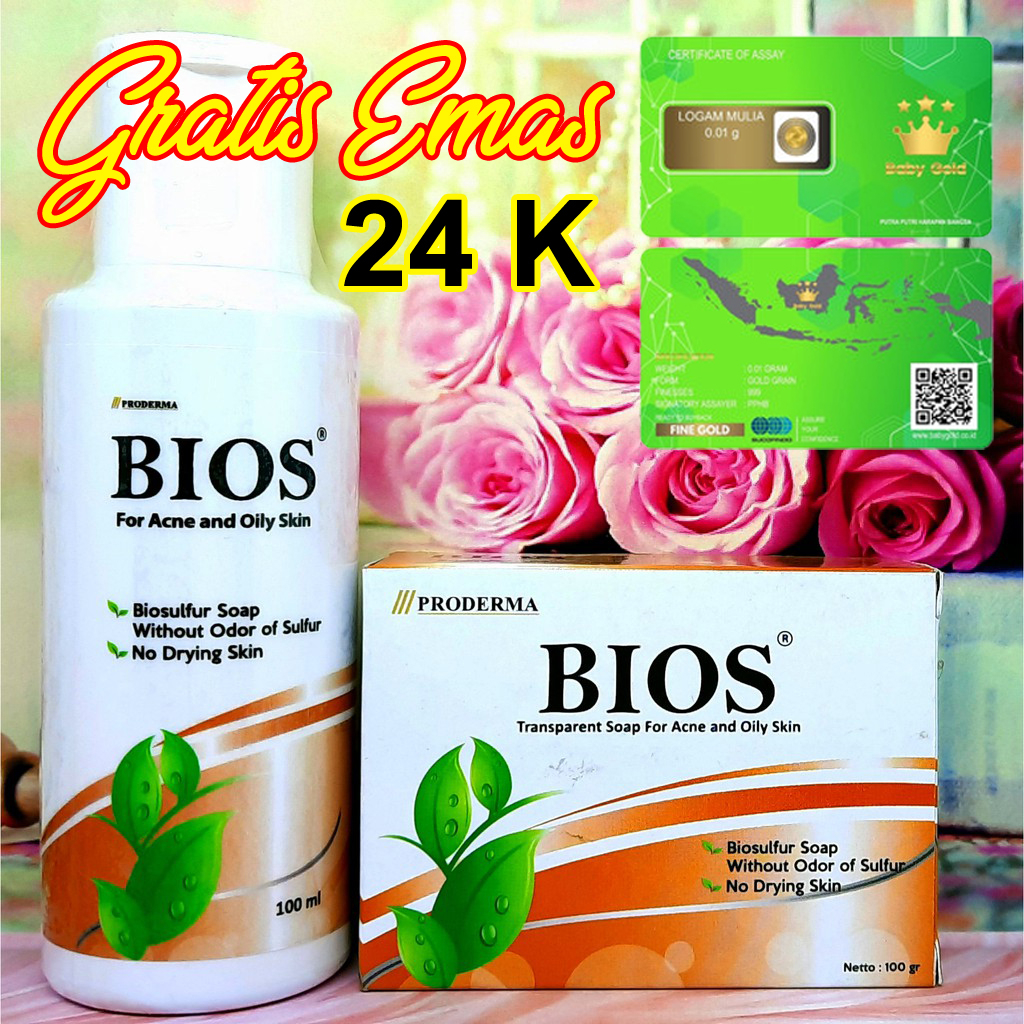 Bios 100 ml Sabun Bio Sulfur Anti Jerawat Wajah Berminyak Oily Skin Facial Wash BEST SELLER