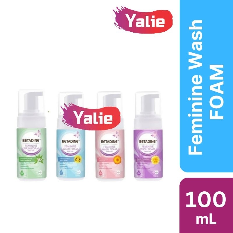 Jual BETADINE Feminine Wash Foam 100ml Gentle Protection/Fresh Active