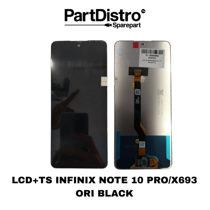 Jual LCD FULSET KOMPATIBEL UNTUK INFINIX NOTE 10/X693 BLACK | Shopee ...