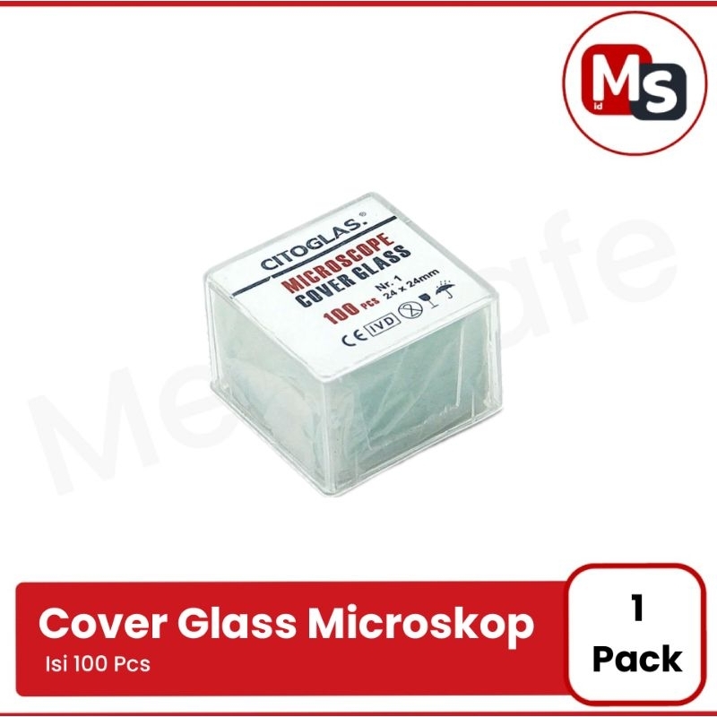 Jual Cover Glass Microskop Onemed Shopee Indonesia