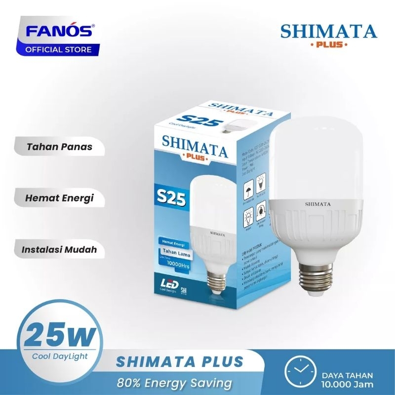 Jual Shimata Plus Lampu LED 25W / 25 Watt /25Watt Cool DayLight (Putih ...