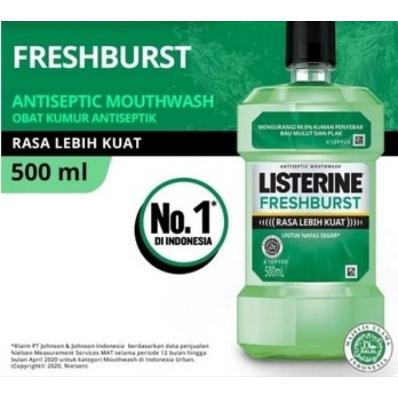 Jual Listerine FreshBurst 500ml | Shopee Indonesia