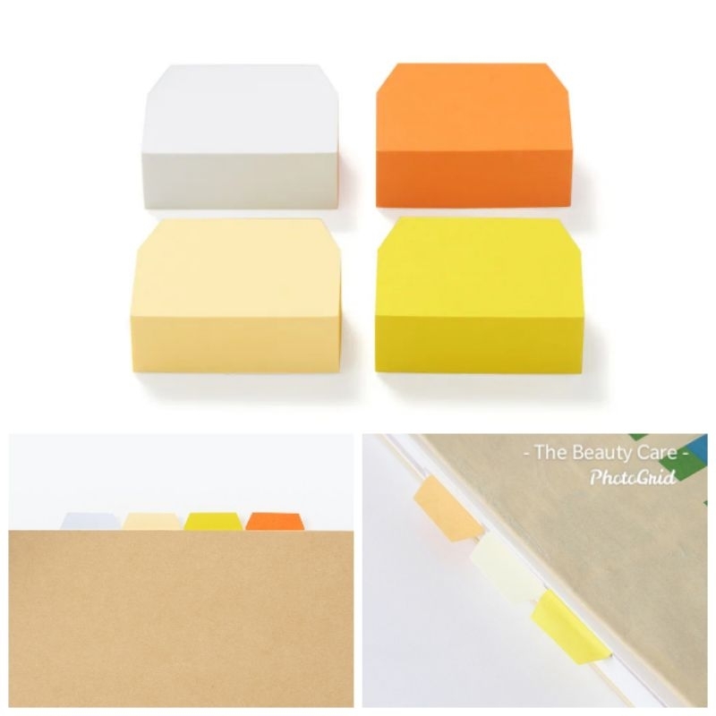 Jual Muji Plantation Paper Index Sticky Note two way Original Japan