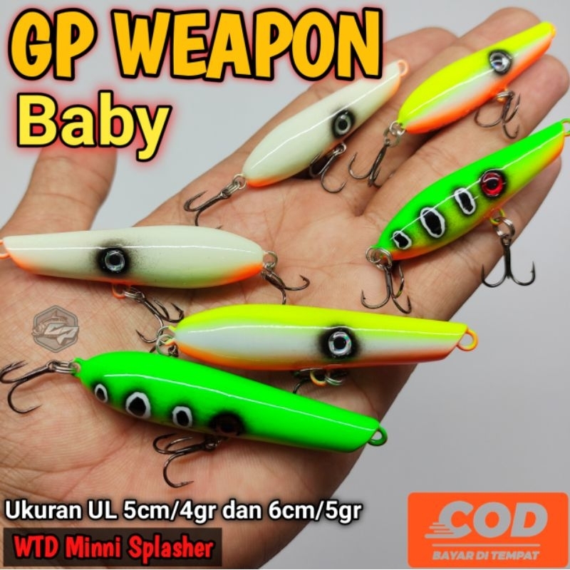 Jual Baby GP Weapon / WTD GP WEAPON 5CM 6CM | Shopee Indonesia