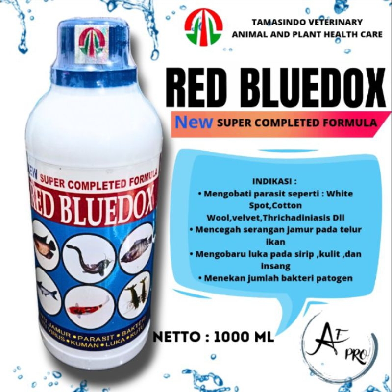 Jual Obat Ikan Hias Anti Jamur Parasit Bakteri Red Bluedox Ml Tamasindo Shopee Indonesia