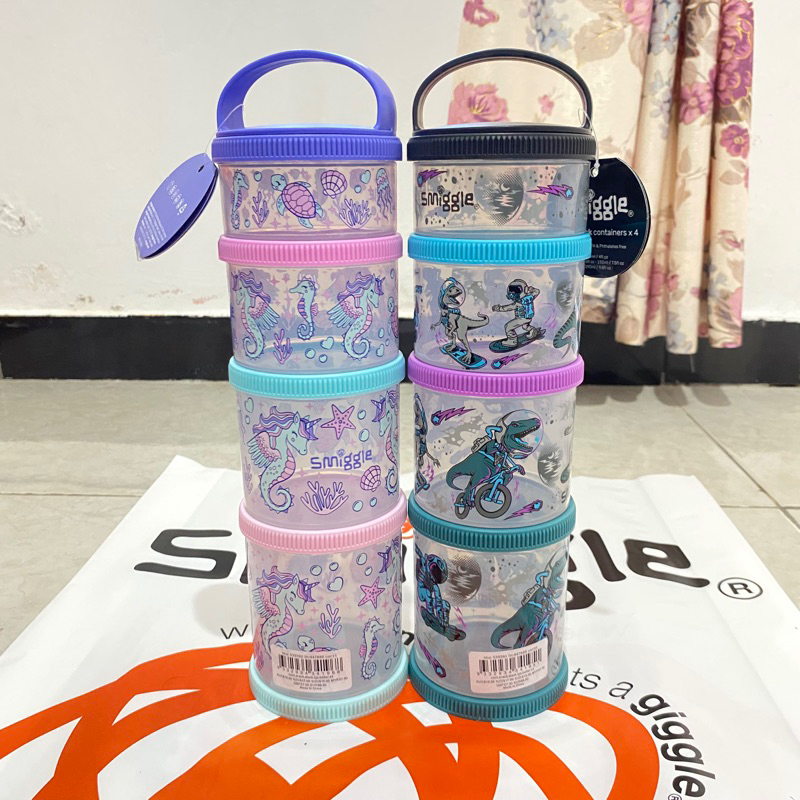 Jual Smiggle Snack Stack Container Original Tempat snack Smiggle ...