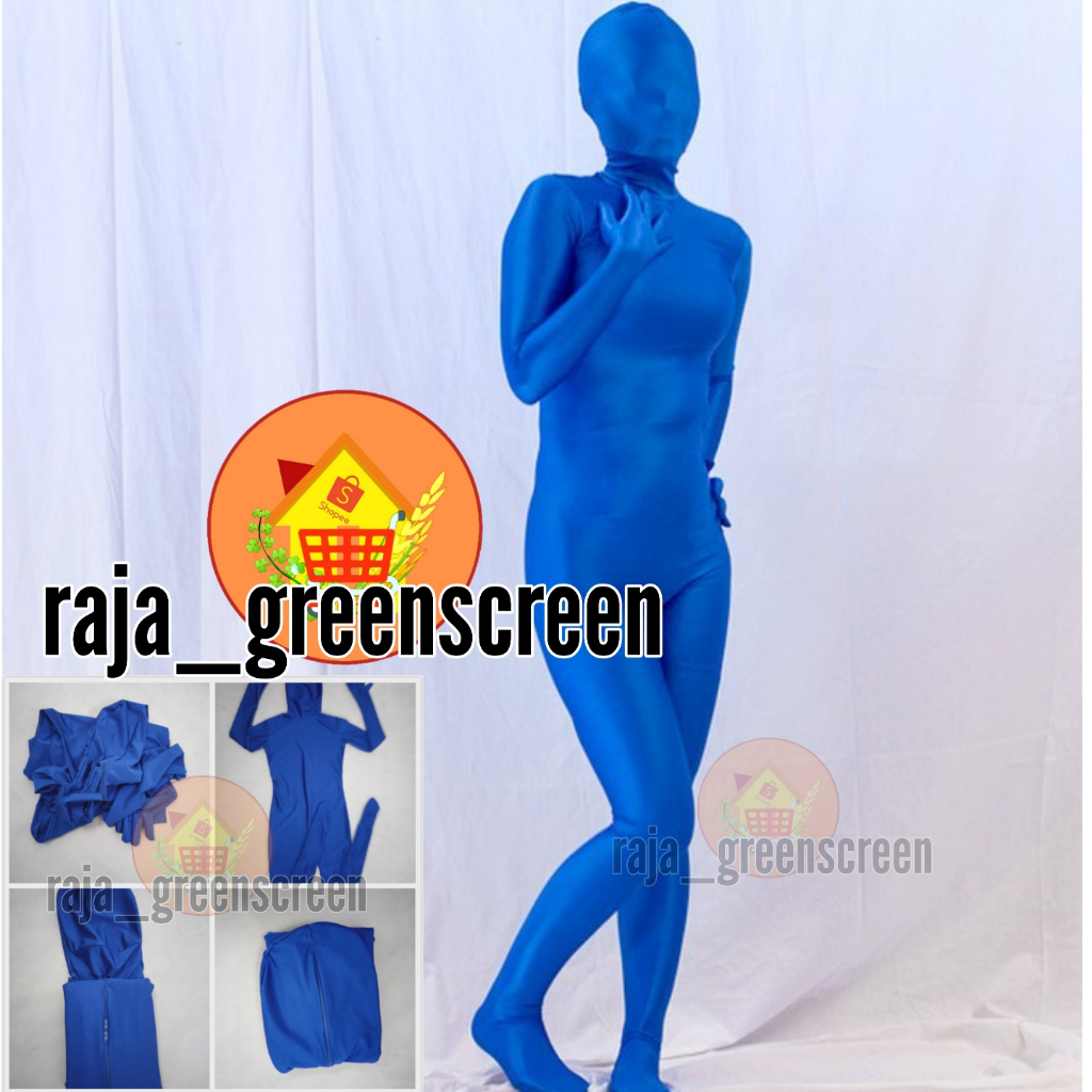 Jual Baju green screen full body suit pakaian karakter full badan
