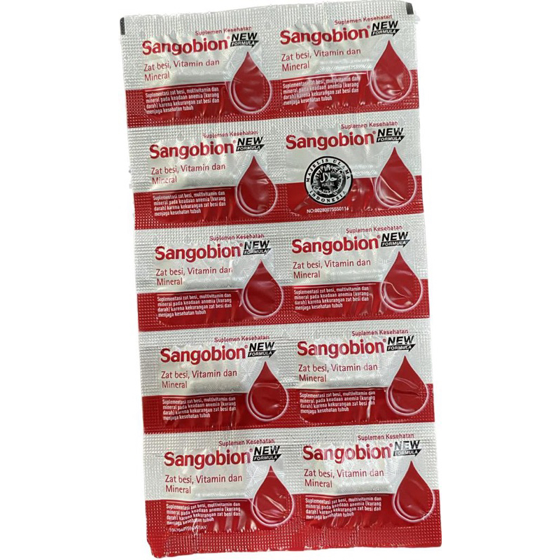 Jual SANGOBION 1 STRIP ISI 10 TABLET | Shopee Indonesia