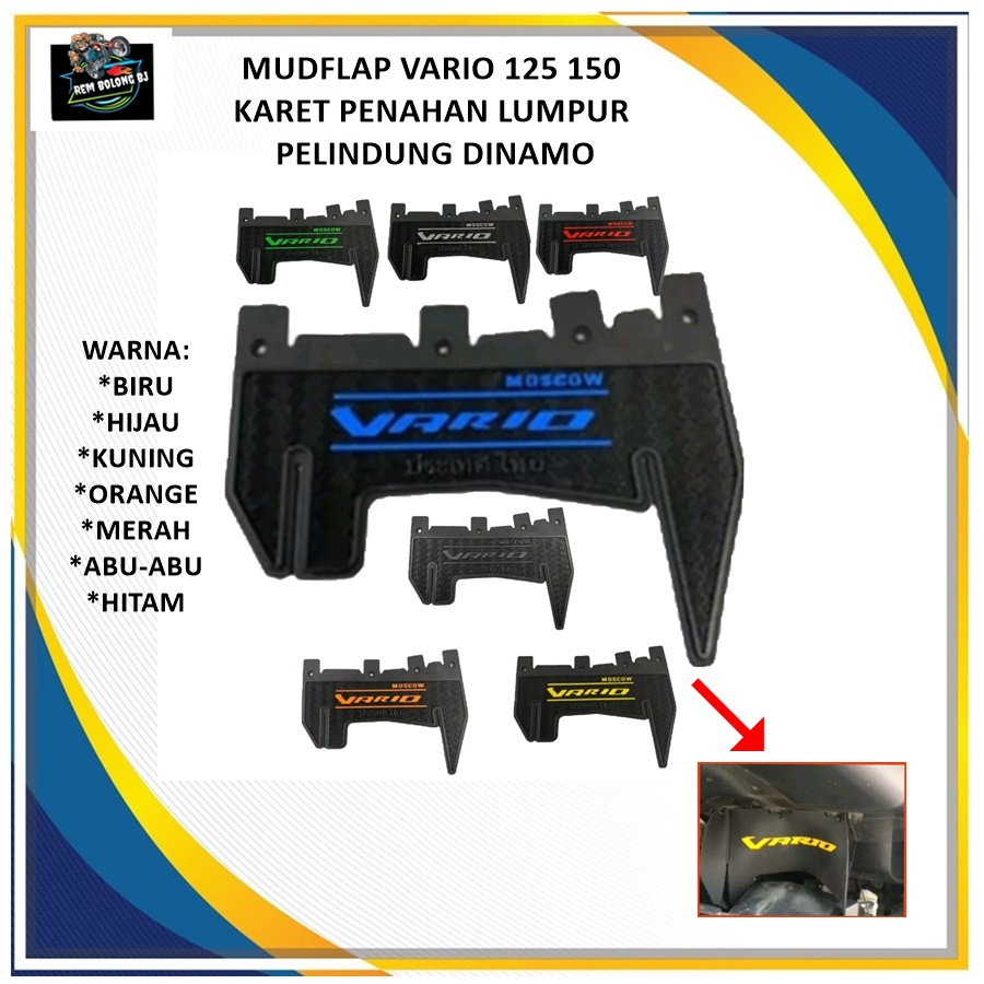 Jual Mudflap Vario Karet Penahan Lumpur Pelindung Dinamo Shopee Indonesia