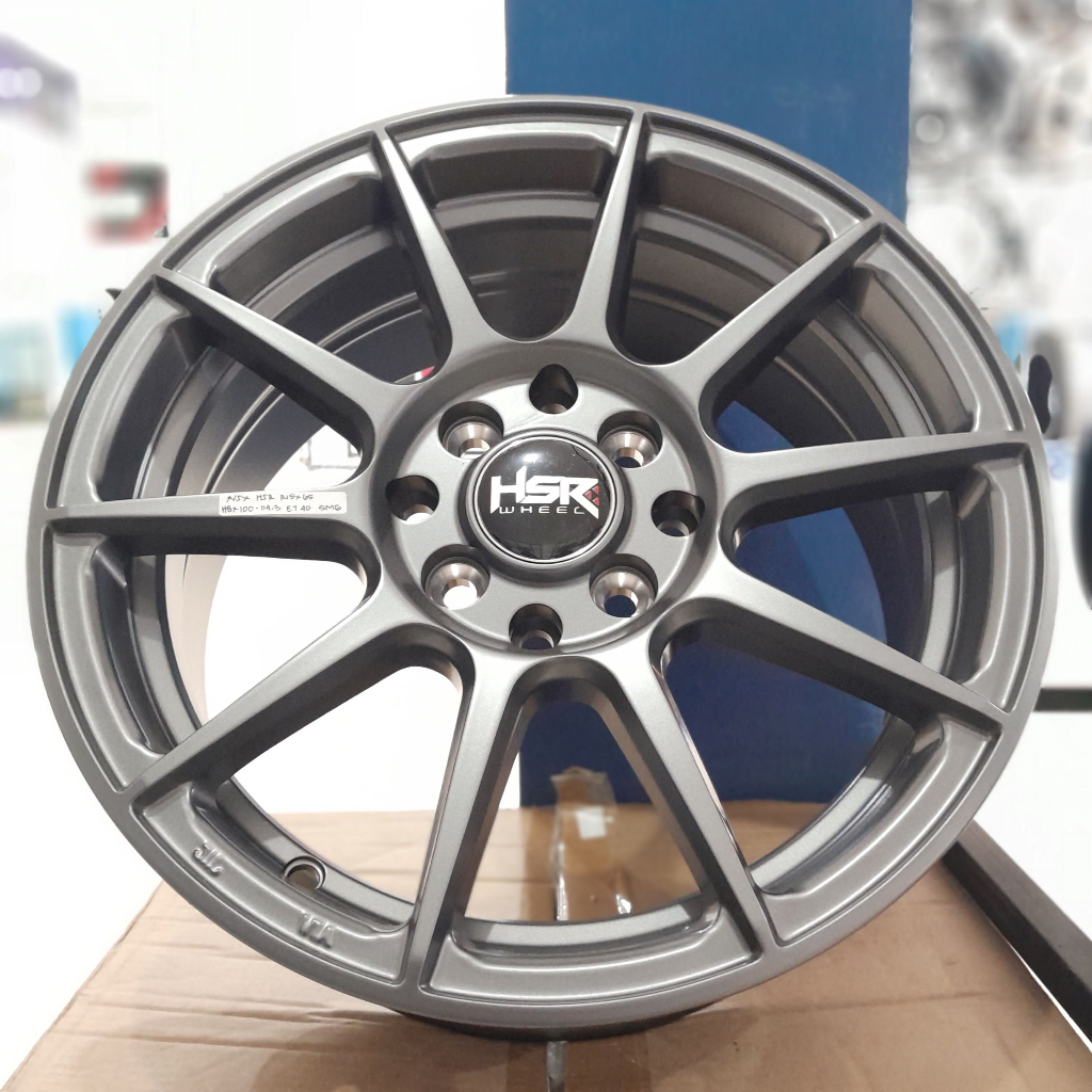 Jual velg racing hsr original ring 15 lebar 6,5 pcd 4x100 4x114,3 et40 ...