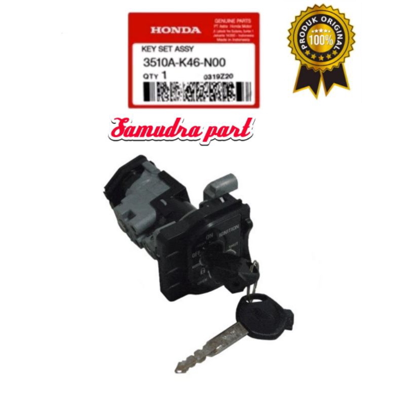 Jual Kunci Kontak Vario Injeksi Key Set Vario Fi Original Ak N Shopee Indonesia